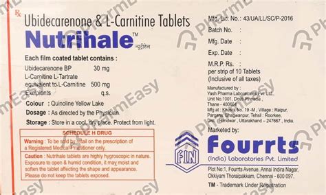Buy Nutrihale 30 MG Tablet (10) Online at Flat 15% OFF | PharmEasy
