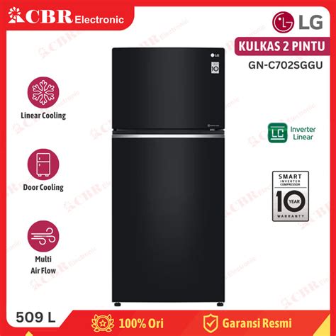 Jual Kulkas LG 2 Pintu GN-C702SGGU (509 L / Inverter) - Kota Batam ...
