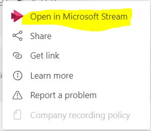 Image result for Microsoft Stream Recording
