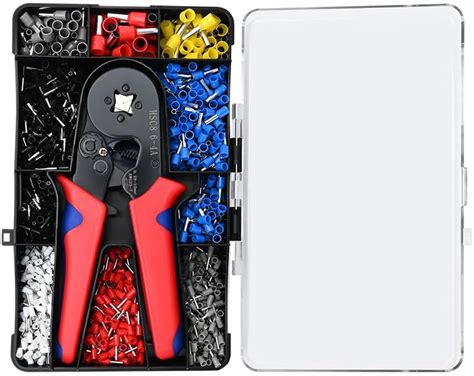 BendJoy® Crimping Tool and Wire Stripper Cutter Kit - 1250PCS Wire End ...