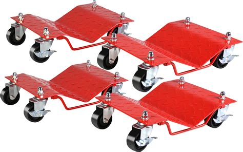 Amazon.com: PULLAFUN Wheel Dolly,6000 LBS Car Dolly,Heavy-Duty Car Tire Dolly Cart Moving Cars ...