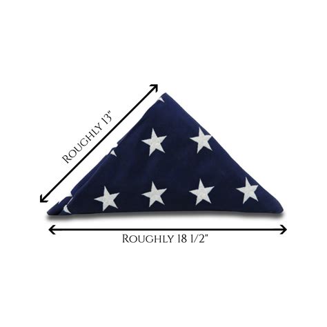 FOLDED FLAG DIMENSIONS - Legacies of America Woodworking Company