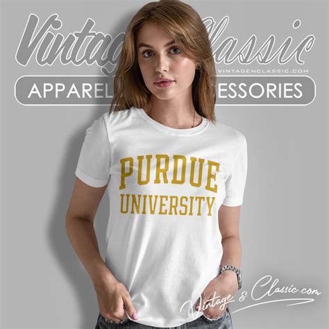 Purdue University Logo Shirt - Vintagenclassic Tee