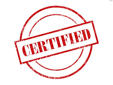 Image result for Proper Certification