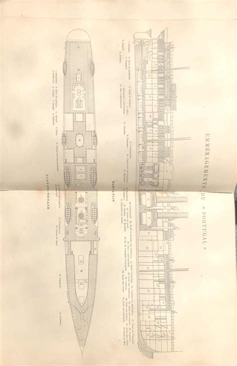 Ship Plan of a Late-19th Century Steamship | World History Commons