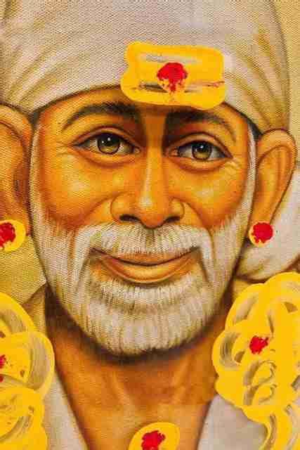 wallpics 30.48 cm Sai Baba Waterproof Vinyl Sticker Poster Self ...