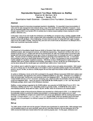 Fillable Online mwsug SASweave vs. StatRep - MidWest SAS Users Group ...