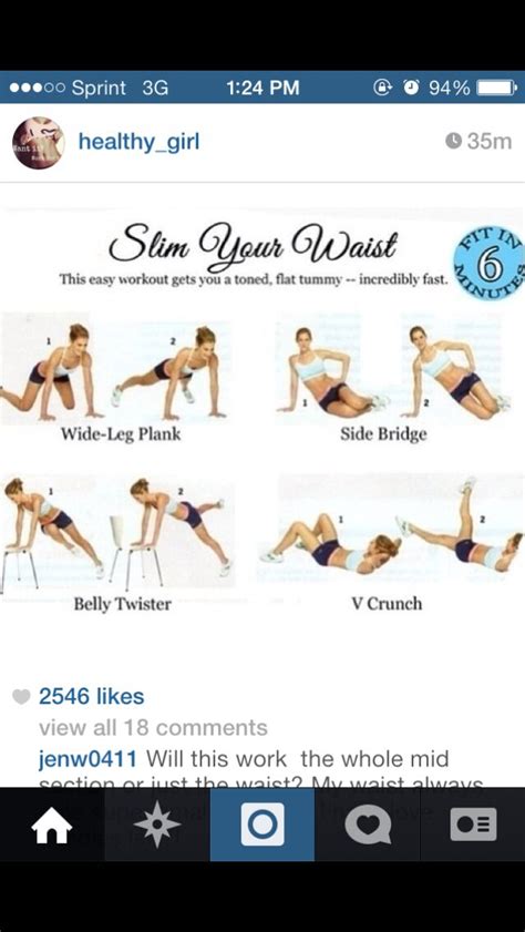Slim your waist | Workout, Easy workouts, Exercise
