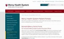 Patient portal mercy health