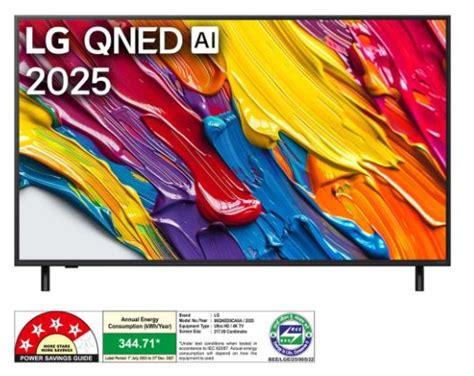 LG 217cm (86) QNED 8CA Smart TV with α7 AI Processor 4K Gen8, Filmmake ...
