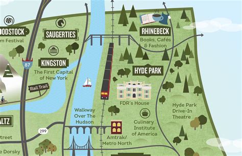 SUNY New Paltz Tourism Map — Cinder Design Co.