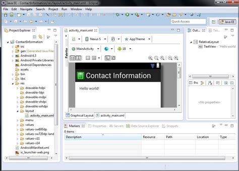 Image result for Information Example in Application Android
