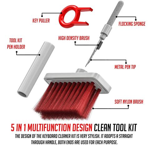 5-in-1 Multi-Function Laptop Cleaning Kit: Effortless Device Cleaning ...