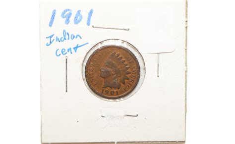 1901 One Cent Indian Head #1976162 | Auctionninja.com