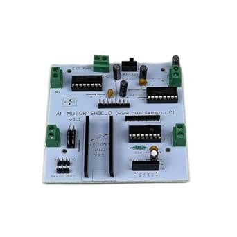 HACK AF L293D Motor Driver/Servo Shield for Arduino Nano : Amazon.in ...