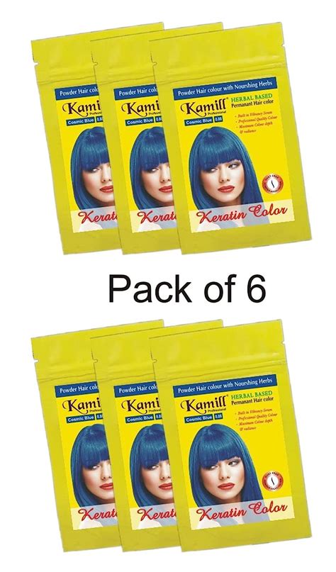 Kamill Professional Keratin Color Herbal Based Permanent Powder Hair ...