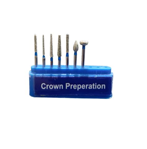 NMD Crown Preparation Bur Kit (7pc/pk) (Pack of 1) : Amazon.in: Health ...