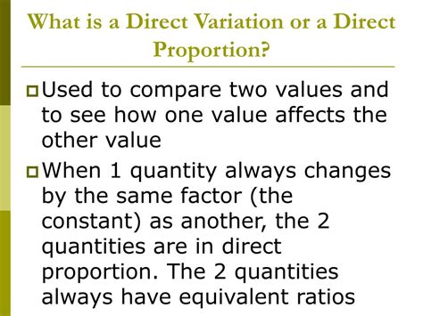 Image result for 5.6 Direct Variation