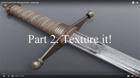 Image result for Blender Sword Texturing Tutorial