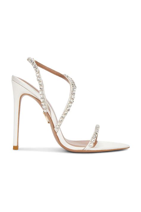 retrofete Erminia Heel in White & Crystal | REVOLVE