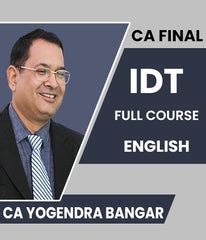 CA Final Indirect Tax Lectures in English | Zeroinfy