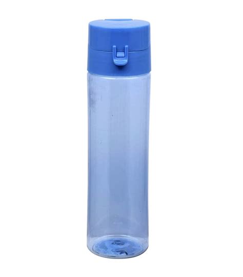 Cylinder Shaped Plastic Water Bottles with Flip Top Lids. 22 oz. BPA ...