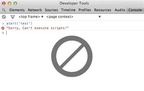 Image result for Console Disable JavaScript