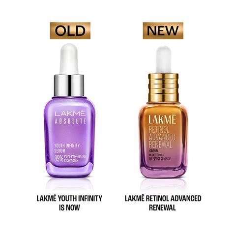 Lakme Retinol Advanced Renewal Serum 0.1% Retinol + 5% Peptide Complex ...