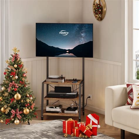 Amazon.com: AOKCOS Floor TV Stand for 32-65" TVs, Swivel Floor TV ...