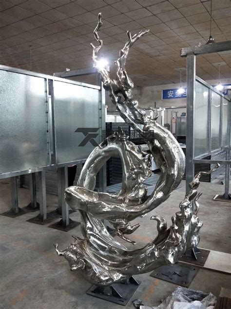 郑州售楼处不锈钢雕塑定制（图）|纯艺术|雕塑|雕塑厂家 - 原创作品 - 站酷 (ZCOOL)
