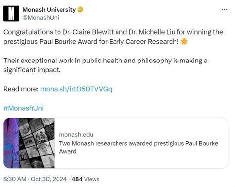 Study In Australia: Monash Researchers Get Prestigious Paul Bourke Award