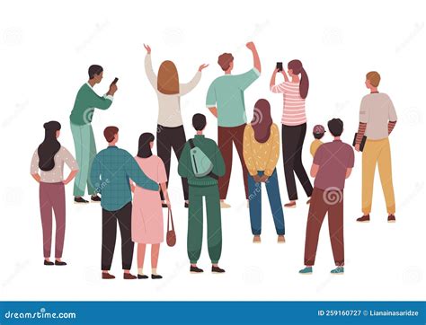 Group of People Standing by Empty Bed 的图像结果