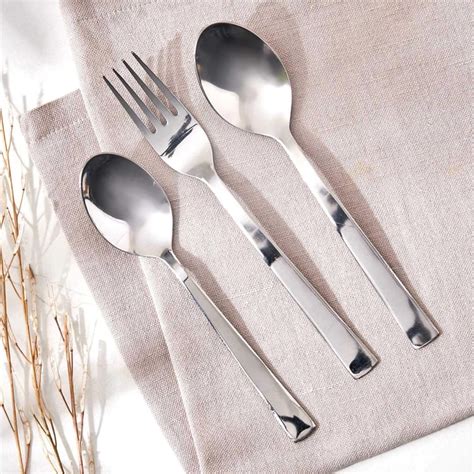 Buy Glister Trilby 18Pcs Stainless Steel Cutlery Set from Home Centre ...