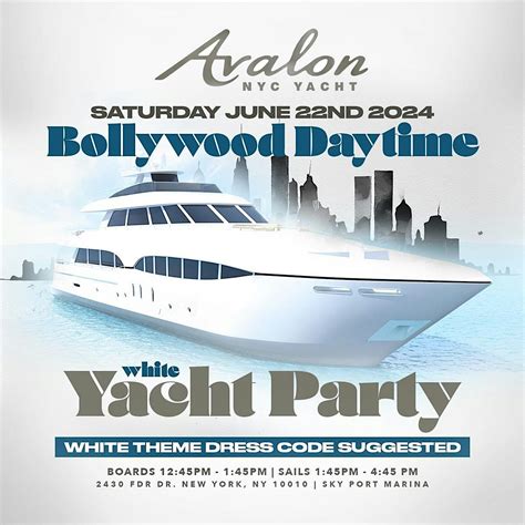#1 RATED BOLLYWOOD BOAT DAY PARTY @ AVALON YACHT - NYC DESI DAY PARTY ...