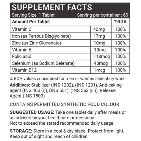 Buy INLIFE IRON FOLIC ACID SUPPLEMENT (60 TABLETS) Online & Get Upto 60 ...