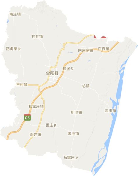 合阳县高清电子地图