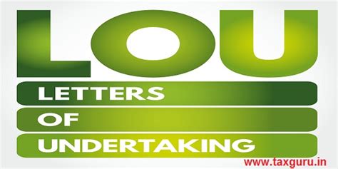 Letter of Undertaking (GST)