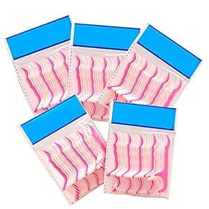 SJD 125 Pcs Dental Floss Picks Toothpicks Stick Oral Care Tooth Clean ...