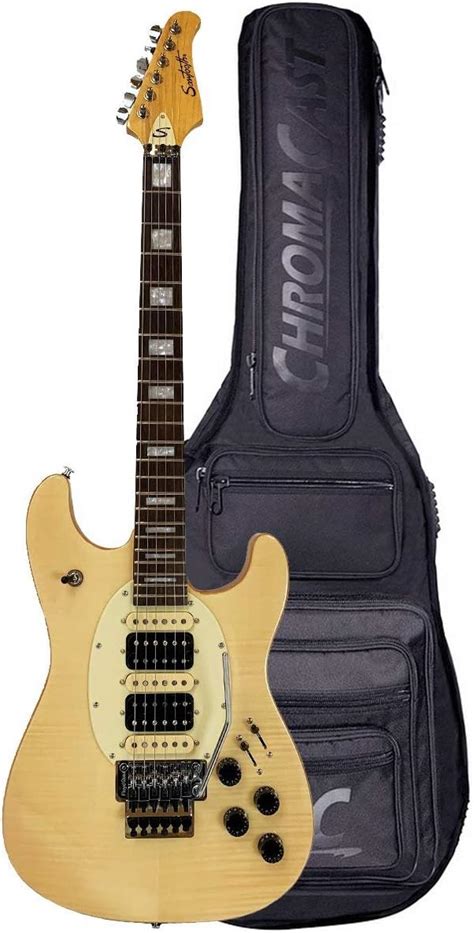 Buy GoDpsMusic 6 String Sawtooth ES Hybrid Electric Guitar with ...