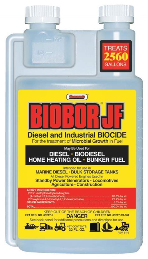 Buy JF Diesel Fuel Additive: Highly Effective Fuel Biocide Supplement ...