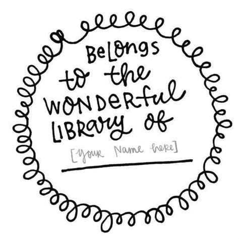 Custom Library Stamp – Alicia Souza