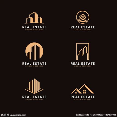 房地产logo标志M字母商标设计图片下载_红动中国