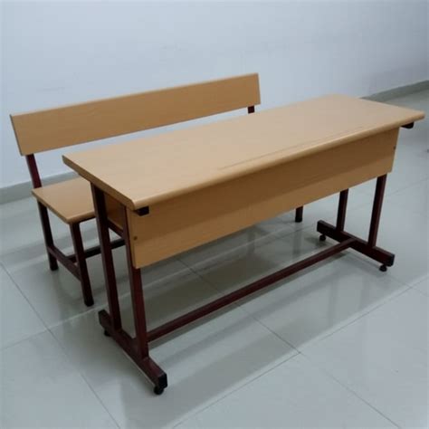 Dual Seater Classroom Desk & Bench | Institutional School Furniture ...