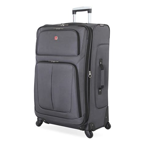 Amazon.com | SwissGear Sion Softside Expandable Luggage, Dark Grey ...