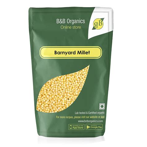 B&B Organics Barnyard Millet (2 kg) / Kuthiraivali Arisi/Traditional ...