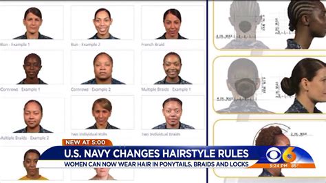 The Navy is allowing ponytails and braids in its updated women’s ...