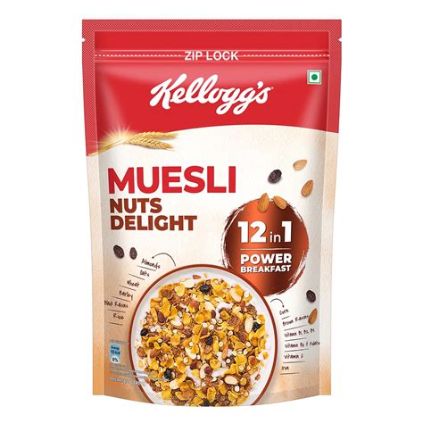 Kellogg s Muesli Nuts Delight 1000G | 12-In-1 Power Breakfast | India's ...