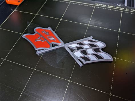 Corvette C3 Emblem - Multicolor by EG3Dprinting | Download free STL ...