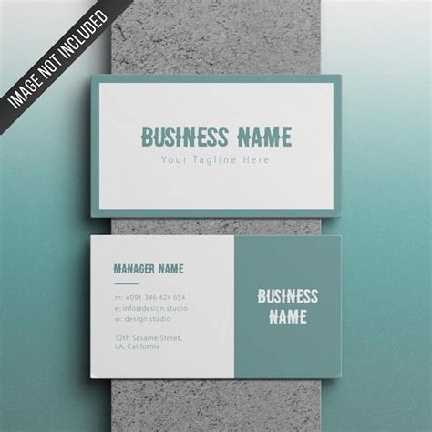 Simple Business Card Template 的图像结果