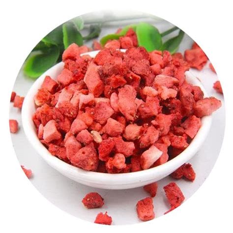 Exotes Dried Strawberrry Dice 1000 Grams (250 Grams X 4) – Juicy, Sweet ...